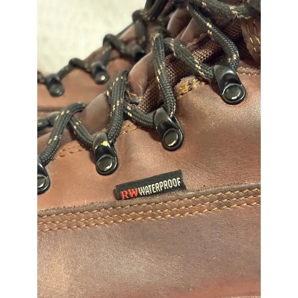 Red Wing 2246 Insulated Waterproof Steel Toe Safety Boots Brown Leather Mens 11D